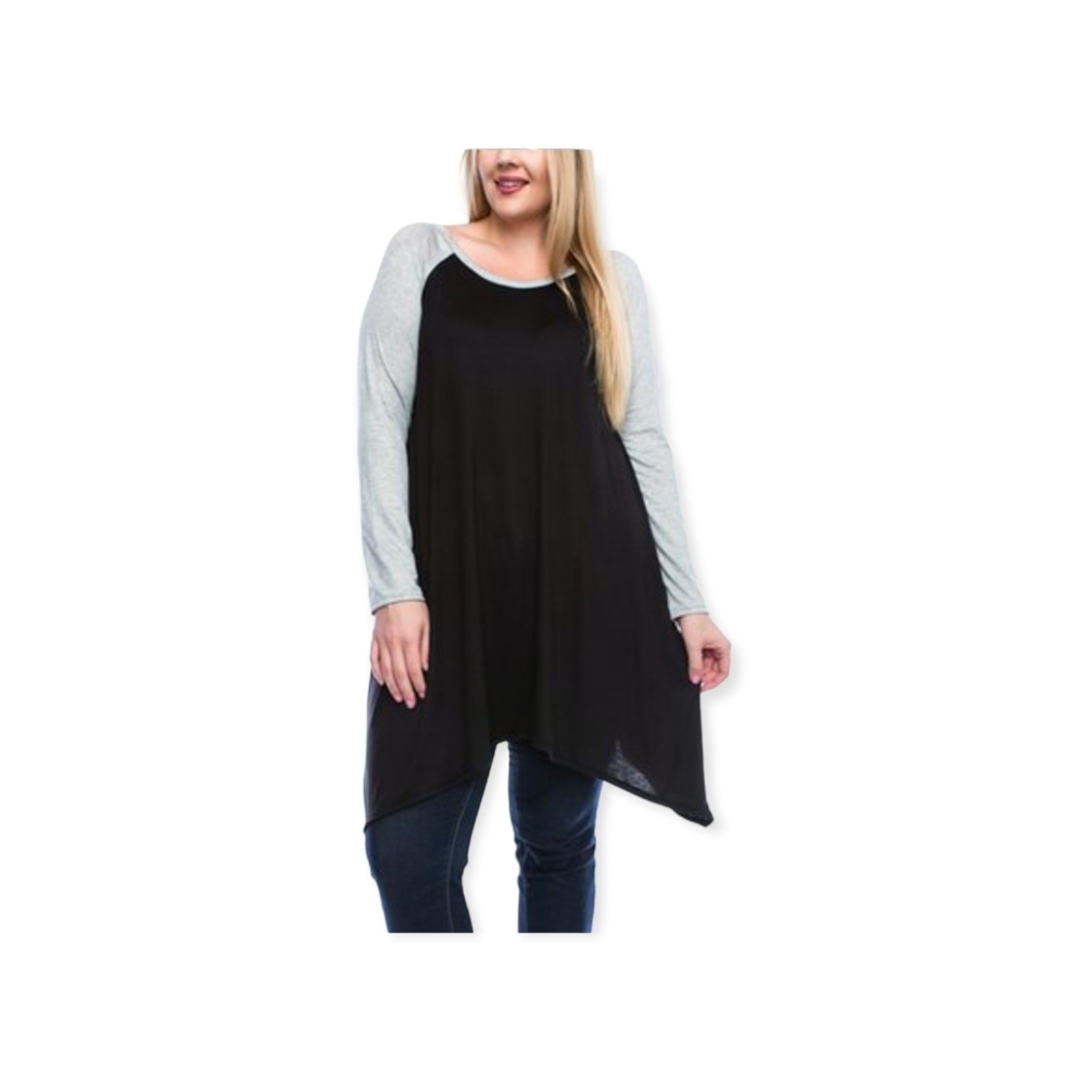 Plus Size Long Sleeve Tunic